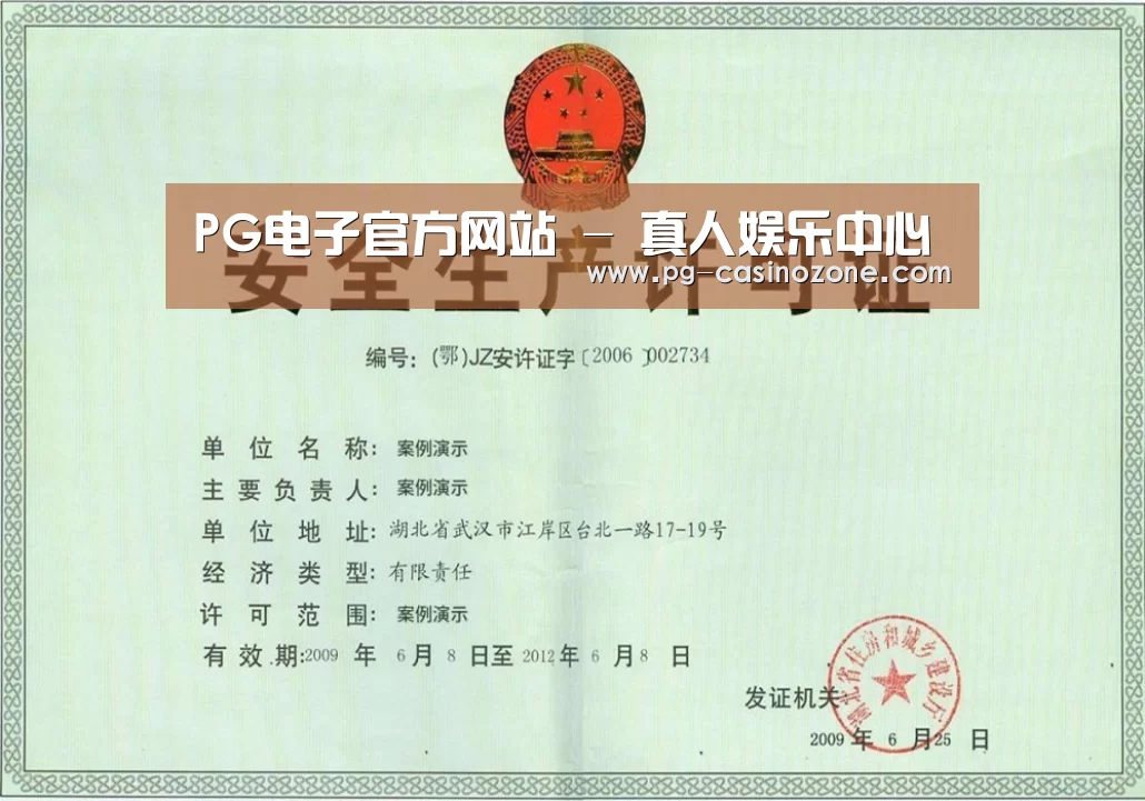 PG电子荣誉证书三(图1)